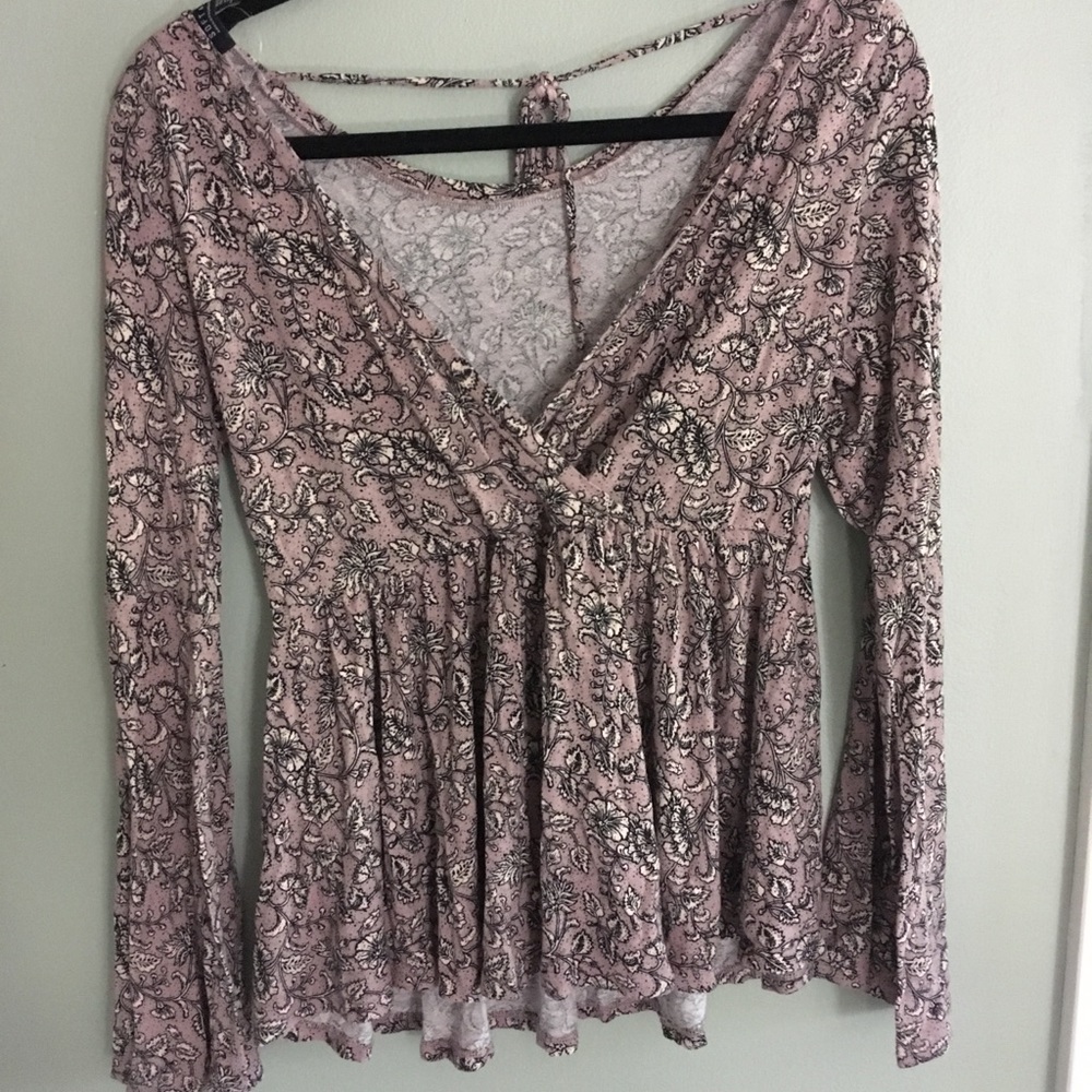 Bell sleeve soft + sexy blouse